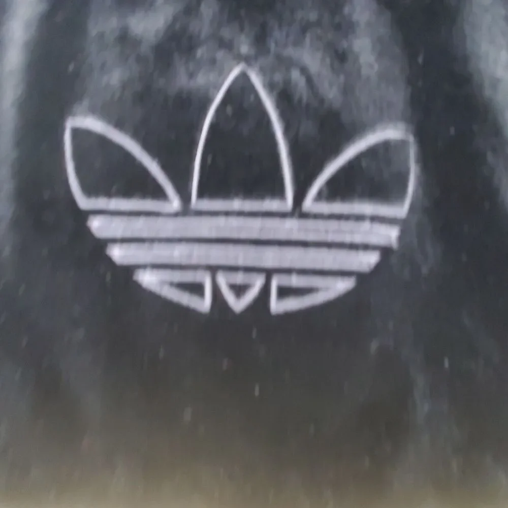 Adidas‎ Womens Originals Oversize Sweater Tee Black Velvet Trefoil Baggy Small